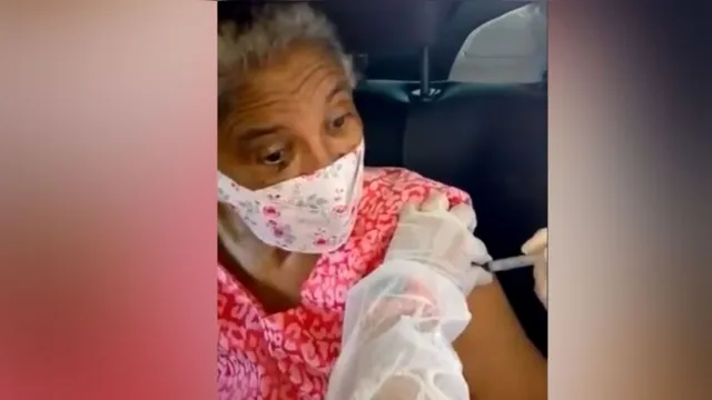 Imagem ilustrativa da notícia Vídeo: familiares dizem que idosa recebeu aplicação falsa de vacina em Ananindeua; prefeitura apura o caso