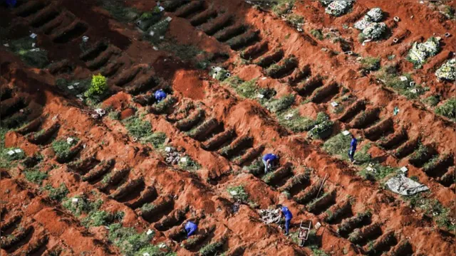 Imagem ilustrativa da notícia 1.910 pessoas morreram de covid-19 no Brasil hoje (3): a pior marca desde o início da pandemia