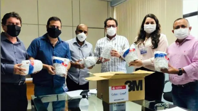 Imagem ilustrativa da notícia Sesma recebe 2 mil máscaras PFF2 do Conselho Regional de Enfermagem do Pará