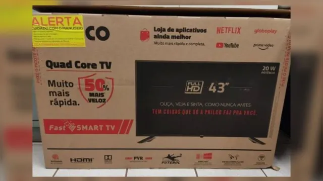 Imagem ilustrativa da notícia Arrependido, ladrão compra smart TV parcelada em 10 vezes para vítima