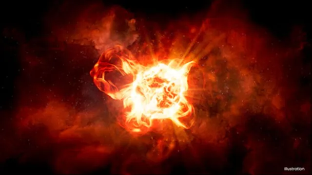 Imagem ilustrativa da notícia Fenômeno raro: estrela hipergigante está em seu estágio final e pode explodir