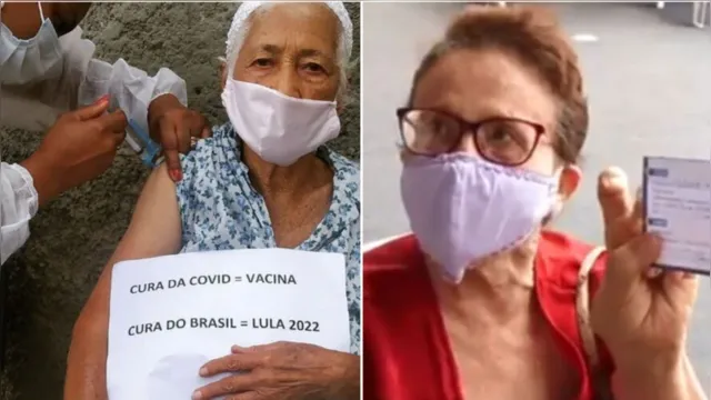 Imagem ilustrativa da notícia Idosos passam a citar Lula no momento da vacinação contra Covid-19