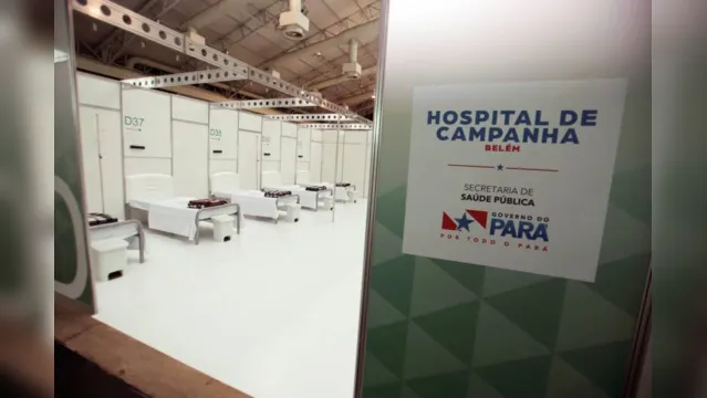 Imagem ilustrativa da notícia Sespa abre mais 50 leitos no Hospital de Campanha do Hangar
