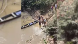Imagem ilustrativa da notícia Policial Federal morre após viatura cair em rio no Pará