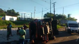 Apesar do susto, não houve vítimas no incidente.