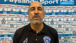 Técnico Vinicius Eutrópio conquista primeia vitória à frente do Paysandu
