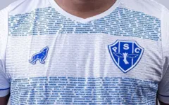 Camisa do Paysandu concorre a prêmio no marketing esportivo.