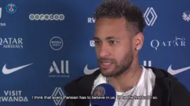 Neymar promete virada do PSG sobre o Manchester City na Liga dos Campeões.