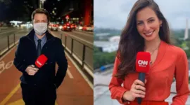 Fiuza e a colega de emissora Iara Oliveira sofreram acidente de trânsito fora do horário de trabalho, em São Paulo
