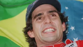 André Ribeiro em uma de suas vitórias na Fórmula Indy.