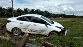 Um acidente foi registrado na estrada de Mosqueiro-PA.