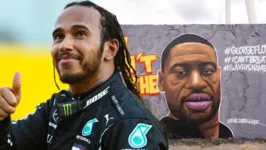 Imagem ilustrativa da notícia Lewis Hamilton homenageia George Floyd em seu Instagram