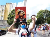Imagem ilustrativa da notícia Imagens da manifestação contra Bolsonaro