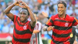 Willians foi campeão brasileiro com Adriano Imperador e campeão carioca com Ronaldinho Gaúcho.