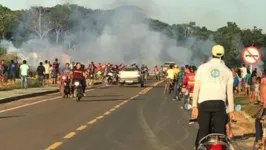 Garimpeiros entraram em conflito com indigenas em Jacareacanga.