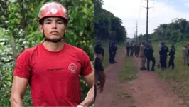 O soldado do Corpo de Bombeiros Alan Tadeu foi uma das vítimas encontradas no local