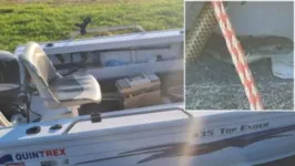 O idoso encontrou a cobra venenosa no barco durante pescaria