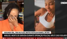 Imagem ilustrativa da notícia Jornalista chora ao vivo ao comentar morte de grávida