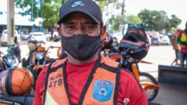 O mototaxista Domingos Monteiro diz que dinheiro do Renda Pará 500 veio em uma hora boa: "vai ajudar no orçamento familiar"