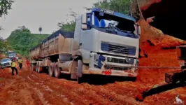 Atoleiros na rodovia Transamazônica tem provocado diversos transtornos aos motoristas