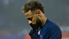 Atacante do PSG em partida contra o  Nantes