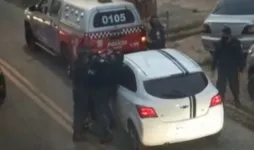 Flagrante da abordagem policial 
