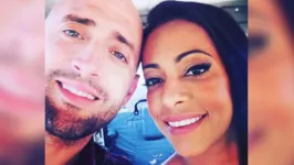 Paulo Gustavo e Samantha Schmutz