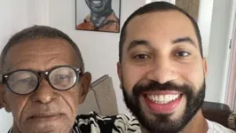 Gilberto pai e o ex-BBB, Gilberto Nogueira, nas redes sociais