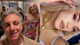 Cantora participou do quadro "Visitando o Passado" no programa Caldeirão do Huck