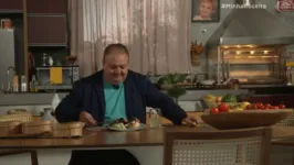 O chefe Erick Jacquin apresentando o "Minha Receita"