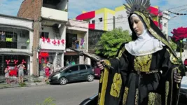 Com a pandemia, a festividade em homenagem à santa foi modificada pela Igreja Católica