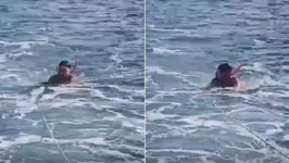 Vídeo mostra momentos antes da tragédia com um turista durante um passeio em Fernando de Noronha.