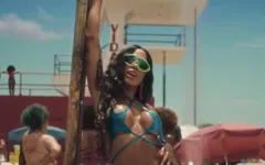 Imagem ilustrativa da notícia Anitta usa transparência e deixa seios à mostra em festa