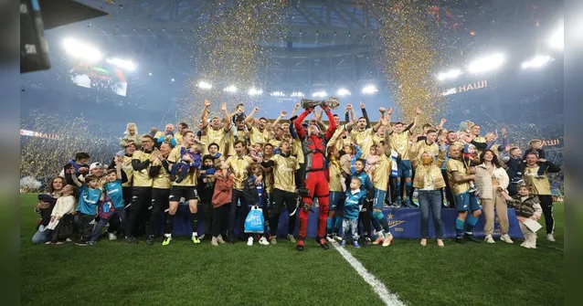 Imagem ilustrativa da notícia Zenit goleia e é tricampeão na Rússia. Veja o vídeo!