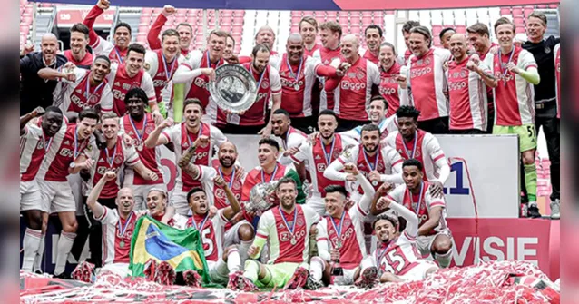 Imagem ilustrativa da notícia Vídeo: Ajax conquista título holandês pela 35ª vez