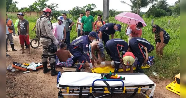 Imagem ilustrativa da notícia Acidente deixa três feridos na rodovia BR-308, em Bragança