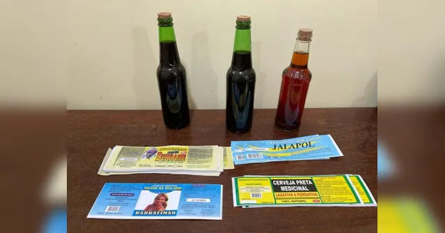 Imagem ilustrativa da notícia Fábrica ilegal de "bebidas curativas" é fechada em Marabá