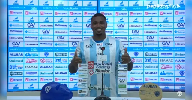 Imagem ilustrativa da notícia Atacante é apresentado no Paysandu: “Maior do Norte!”