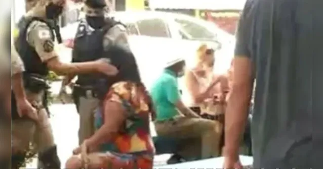 Imagem ilustrativa da notícia Vídeo: PM é flagrada dando tapas no rosto de mulher em MG