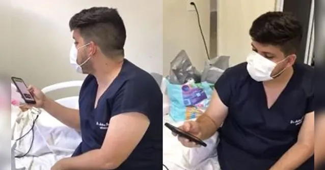 Imagem ilustrativa da notícia Médico canta pouco antes de paciente morrer de covid-19