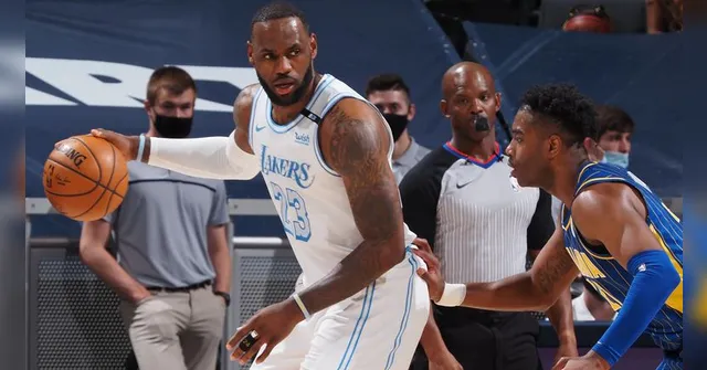 Imagem ilustrativa da notícia Lakers vencem a Indiana Pacers na volta de LeBron