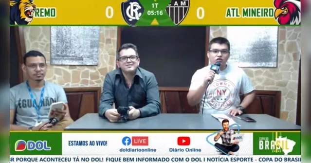 Imagem ilustrativa da notícia Tem jogo no DOL: Atlético-MG 2 x 1 Clube do Remo