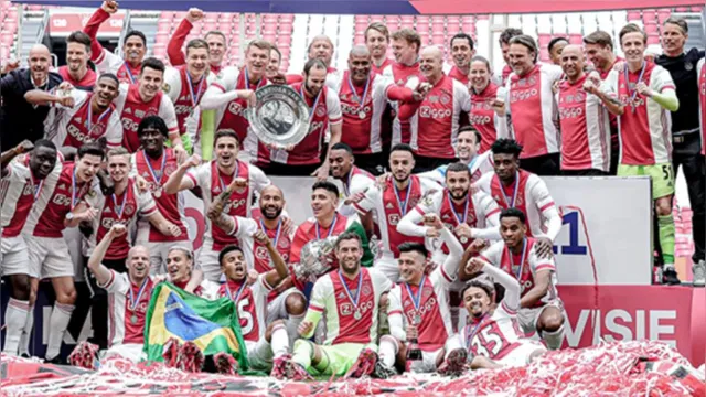 Imagem ilustrativa da notícia Vídeo: Ajax conquista título holandês pela 35ª vez