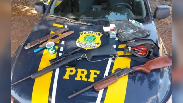 Imagem ilustrativa da notícia PRF apreende armas e munições em Dom Eliseu