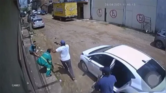 Imagem ilustrativa da notícia Trio tenta roubar casa de militar em Marabá; veja o vídeo!