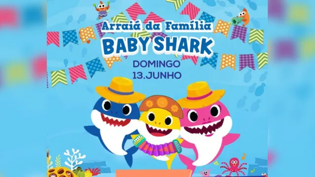 Imagem ilustrativa da notícia Especial junino da Família Baby Shark chega em Belém
