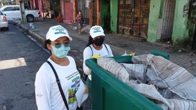 Imagem ilustrativa da notícia Toneladas de material reciclável são recolhidas no Jurunas