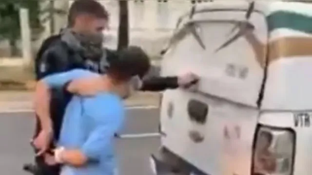 Imagem ilustrativa da notícia Vídeo: a prisão do motorista após atropelar e matar mulher