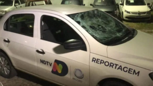 Imagem ilustrativa da notícia Equipe da Record é agredida durante filmagem em SC