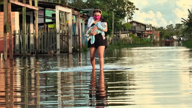 Imagem ilustrativa da notícia Chuvas e enchentes causam riscos e transtornos no Amazonas